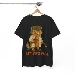 Litter’s Full Cat Parody Shirt Litter’s Full T-Shirt